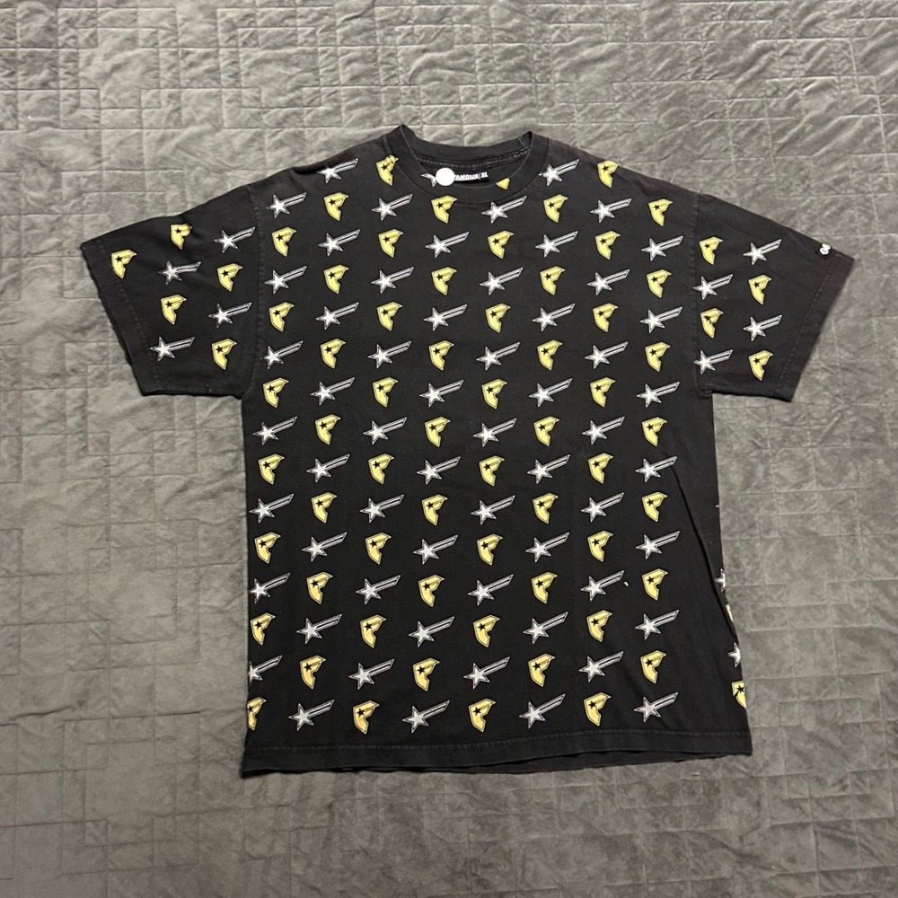 Vintage Y2K Famous Stars‎ All Over Print Grunge Shirt